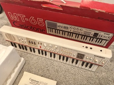 Casio Casiotone MT-65 Vintage Keyboard - Boxed, Manual, MINT