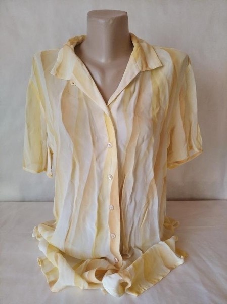 Women ETERNA Shirt Yellow Polyester 36