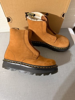 Dr. Martens ZEBZAG LACELESS Warm Lined Slip-On Nubuck Boots MSRP