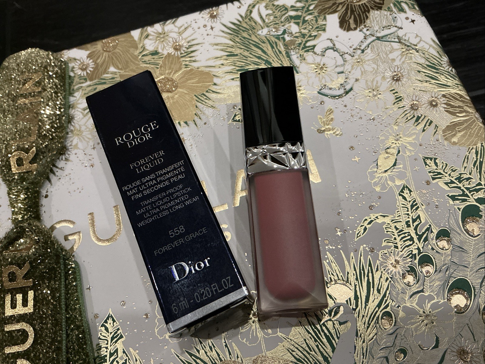 Dior Rouge Dior Forever Liquid Matte Liquid Lipstick 558 Forever Grace 6ml