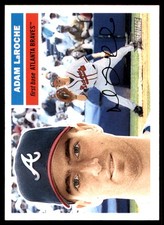Adam LaRoche 2005 Topps Heritage #386 Braves MLB READ FREE SHIPPING AutographDen