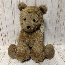 Vintage Dakin Pillow Pets Little Bearfoot Bear Plush Sitting 15 Inch 1976