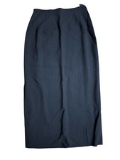 Talbots Vintage Wool Pencil Skirt. Navy, Business, Professional Sz 8 Side Slit