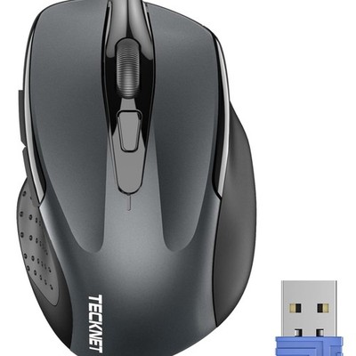 Kabellose Maus, 2.4G Optische Funkmaus mit USB Empfänger, 2600 DPI, 24 Monate...