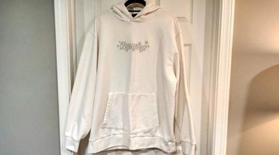 RIPNDIP Hoodie Mens XL White Graphic Cat Logo Pullover Streetwear Skate