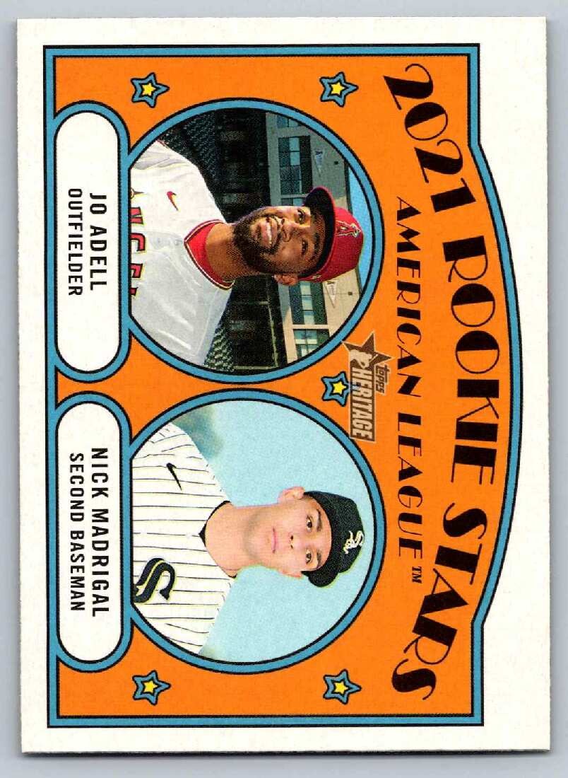 2021  Topps Heritage #187 2021 Rookie Stars -American League  Adell Madrigal