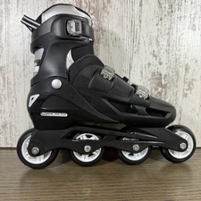 Inline Skates V-Tech 500 Adjustable Woman's 6-9 Black/White Roller Derby New