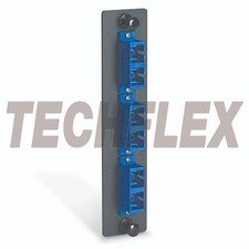 BB-JPM451B Black Box Fiber Adapter Panel 3 Duplex SC Pairs