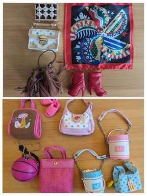 Zuru Mini Fashion Brands Miniatur Barbie Design Tasche Labubu Puppe Accessoires