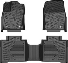Floor Mats for Toyota Tundra 2022-2024 CrewMax All Weather Liners Deep Groove