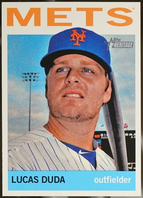 2013 Topps Heritage #266 Lucas Duda Baseball NM