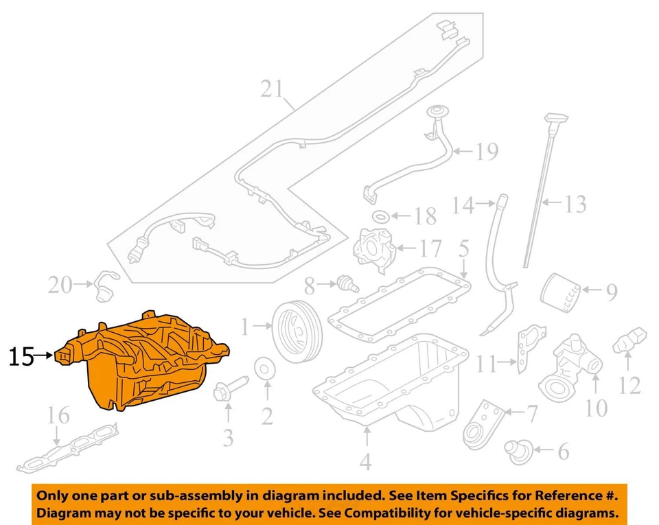 Plenum Intake Manifold from 2013 Ford Expedition 5.4L 3V 10317569 - Image 3 of 4