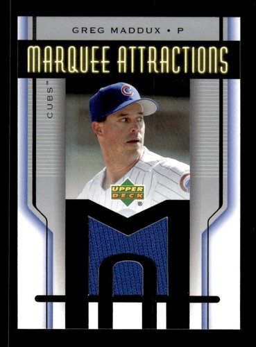 Greg Maddux #MA-GM — 2005 Upper Deck Marquee Attractions baseball card