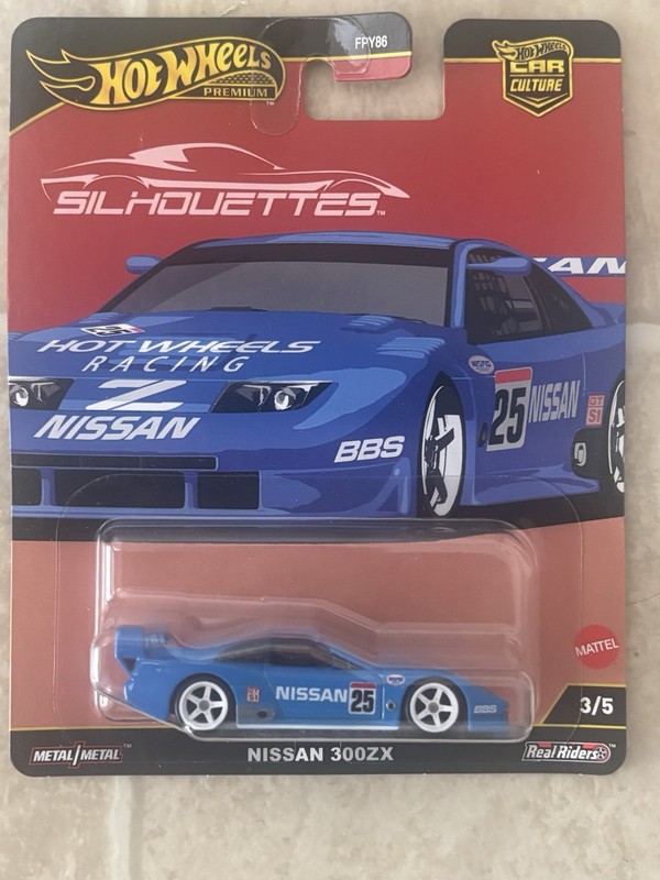 Hot Wheels Premium Car Culture Silhouettes NISSAN 300ZX JBK61 1 64 Scale