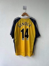 (XL) Tottenham Spurs 1999-00 Visitante Camiseta Ginola #14 Original Jersey Kit