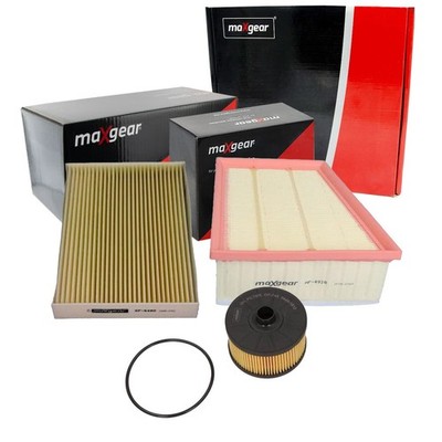 MAXGEAR POLLEN- LUFT- ÖL-FILTER PAKET passend für Renault Kangoo 3 Megane 4