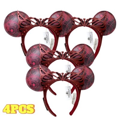 DisneyPark Mickey Wanda Marvel Scarlet Witch Minnie Ears Loungefly Headband 4PCS