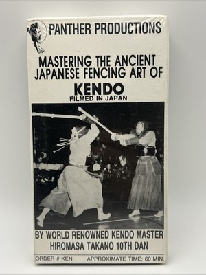 Mastering the Ancient Art of Kendo VHS Panther Productions SEALED New Rare