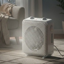 Pelonis PSH08F1AWW Fan Forced Space Heater Mechanical Adjustable Thermostat