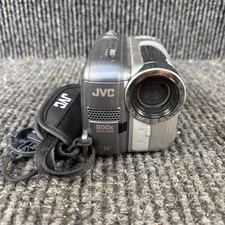 JVC GR-DA30U Silver Digital MiniDV Camcorder 30x Optical Zoom Powers On