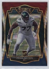 2020 Panini Select Premier Level Tri-Color Prizm 9/199 Mekhi Becton #190 00gy