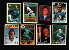 George Brett 1982 1986 1987 1988 1989 1990 1991 1992 Topps Baseball Cards