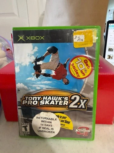 Tony Hawk's Pro Skater 2x Xbox Video Game Skateboarding Multiplayer