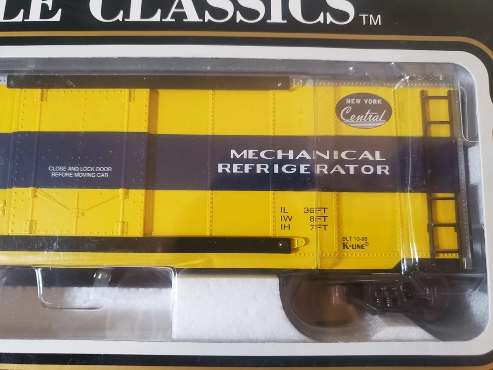K-Line K761-1751 New York Central Classic Mechanical Reefer R# 1037 New Sealed - Image 4 of 4