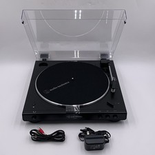 Audio-Technica AT-LP60XBT-BK Fully Automatic Wireless Belt-Drive Turntable Black