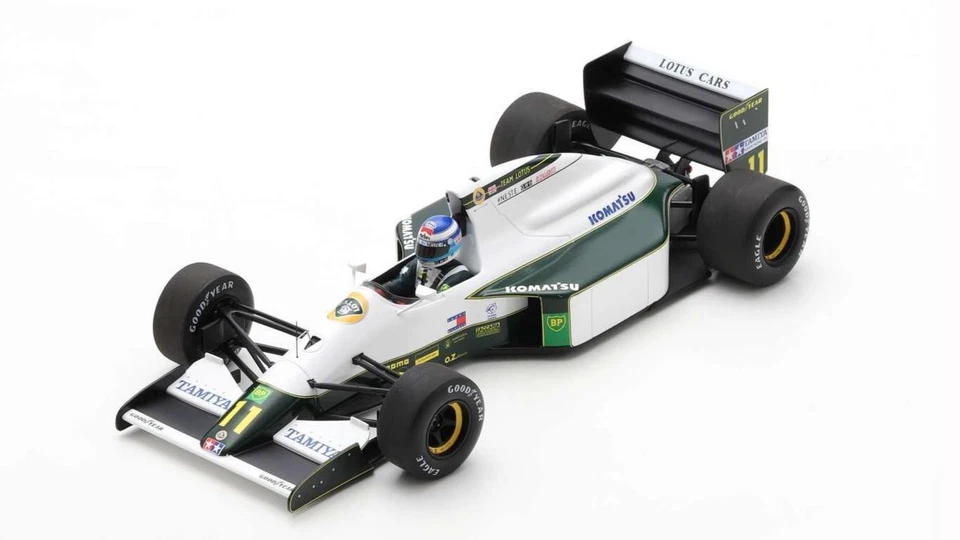 Spark 18S415 1/18 LOTUS 102B NO.11 Monaco Gp 1991 Mika Hakkinen W/Acrilico - Immagine 2 di 4