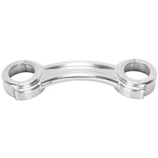 Soporte de horquilla Bare Knuckle Performance 49 mm Mid Glide "The Clinch" - Crudo