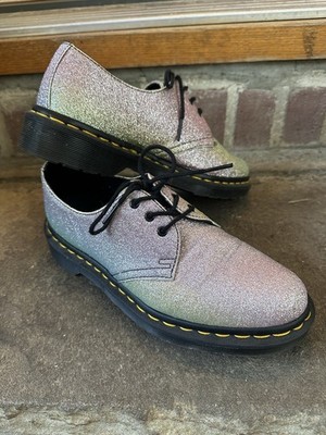 Dr Marten 1461 Pascal Glitter Rainbow Oxford Casual Shoe Size 7 Women