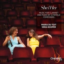 MARIA DU TOIT  VERA - SHE/HER MUSIC FOR CLARINET AN - CD - F4z
