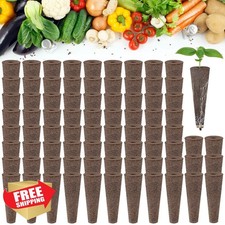 50 Pack Brown Seedling Grow Sponges Starter Kit Hydroponics 0.40 per gallon
