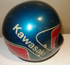 Vintage 70s Kawasaki Large Sparkle Full Face ...