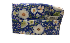 2x Estee Lauder flowers bag in blue Zip Make Up Bag 2025