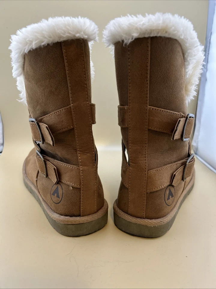 Airwalk Zapatos/Botas Airwalk Nia Botas de Piel Marrón Talla 9 Para Mujer EE. UU. Foto 3 de 4