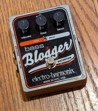 EHX Electro Harmonix Bass Blogger Distortion / Overdrive effects pedal