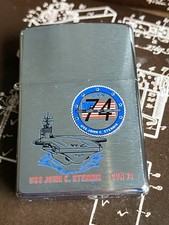 USS John C Stennis CVN-74 Zippo Lighter 2003 (JC)