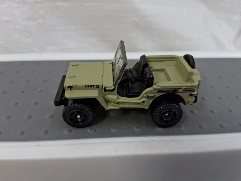 Matchbox Anaconda Guides Jeep Willys Olive Green Die Cast - Image 2 of 4