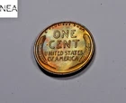 1938-S Lincoln Wheat Penny Cent ~ Gem BU rainbow toned ~ OBW Roll Coin ~ZW604