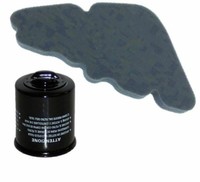 KIT LUFT- UND ÖLfilter Inspektionspaket Piaggio Liberty 125 4T Sport 2006