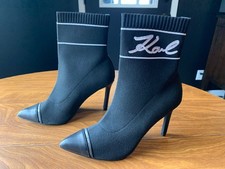 Karl Lagerfeld Womens High Heeled Ankle Boots...