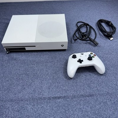 Microsoft Xbox One S 1681 White 500GB Console Gaming System Used Tested