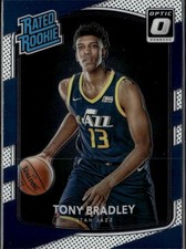 Tony Bradley 2017-18 Donruss Optic Utah Jazz Rookie