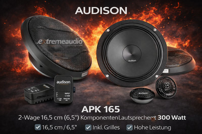 Audison APK 165 - KIT 2Way AP 1 + AP 6.5 + Grills 16.5 cm 2-Way Component System