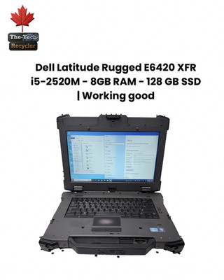 Dell Latitude E6420 XFR Core i5 CPU, 128 Solid State, 8GB RAM Win10 Rugged