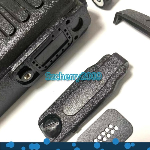 Carcasa exterior delantera negra para radio Motorola Xir P8608 - Imagen 5 de 8