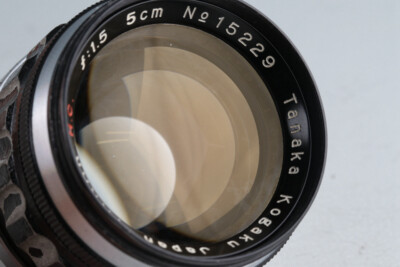 Tanaka Kogaku Tanar H.C. 50mm F/1.5 Lens for L39 #42776 C2 | eBay
