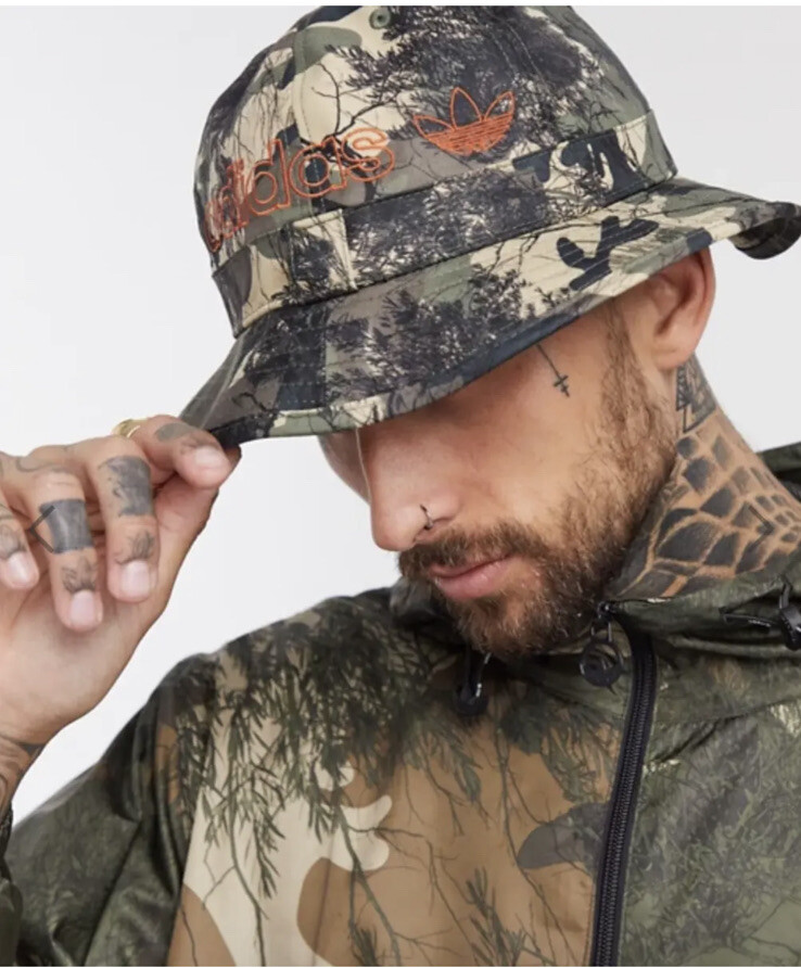 camo bucket hat adidas